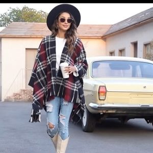 Poncho Style Sweater NWOT